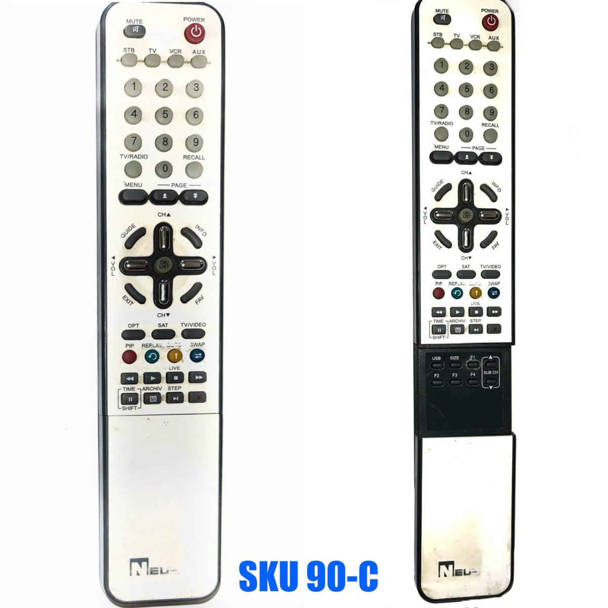 CONTROL RECEPTOR FTA NeoSat NEUSAT IPRO 2000 PLUS CON CONTROL REMOTO PROGRAMABLE PARA MEDIOS